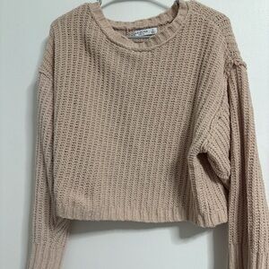Arizona Jean Company Women's Tan Knit Sweater